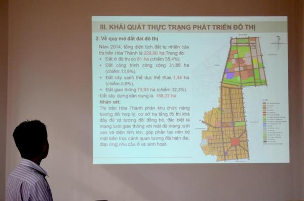 Hoà Thành: Triển khai thực hiện chương trình phát triển đô thị giai đoạn 2015-2020 